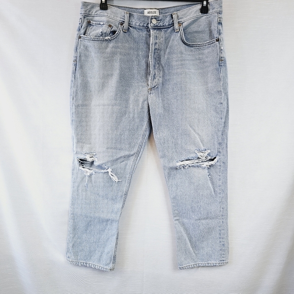 Agolde Riley High Rise Straight Crop size 34 - Picture 4 of 11